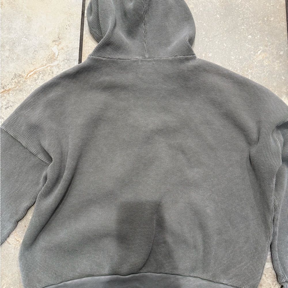 Free People Gray Oversized Long Sleeve Hoodie - Picture 5 of 9